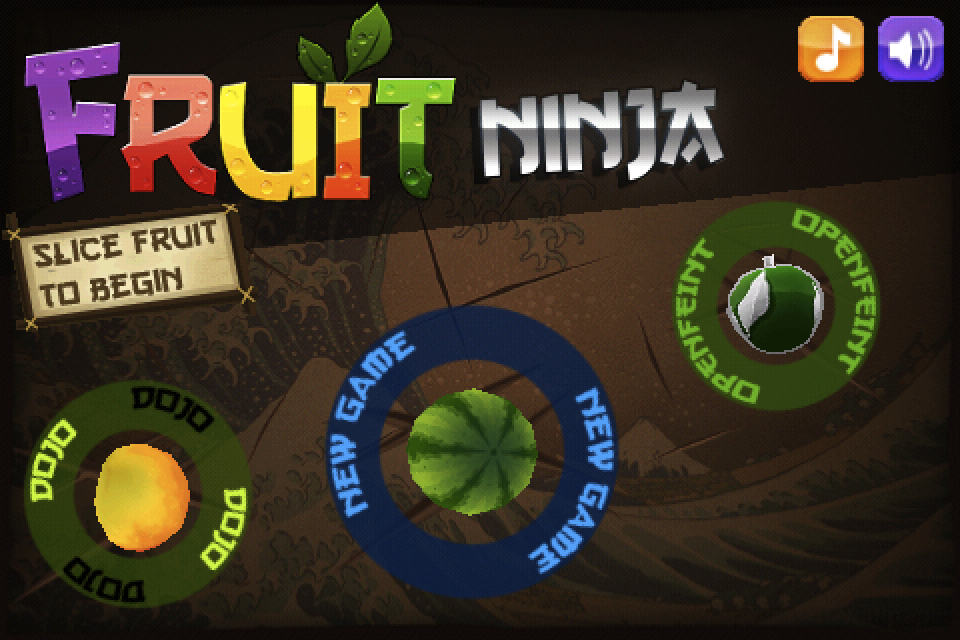 Fruit Ninja – игра для iPad